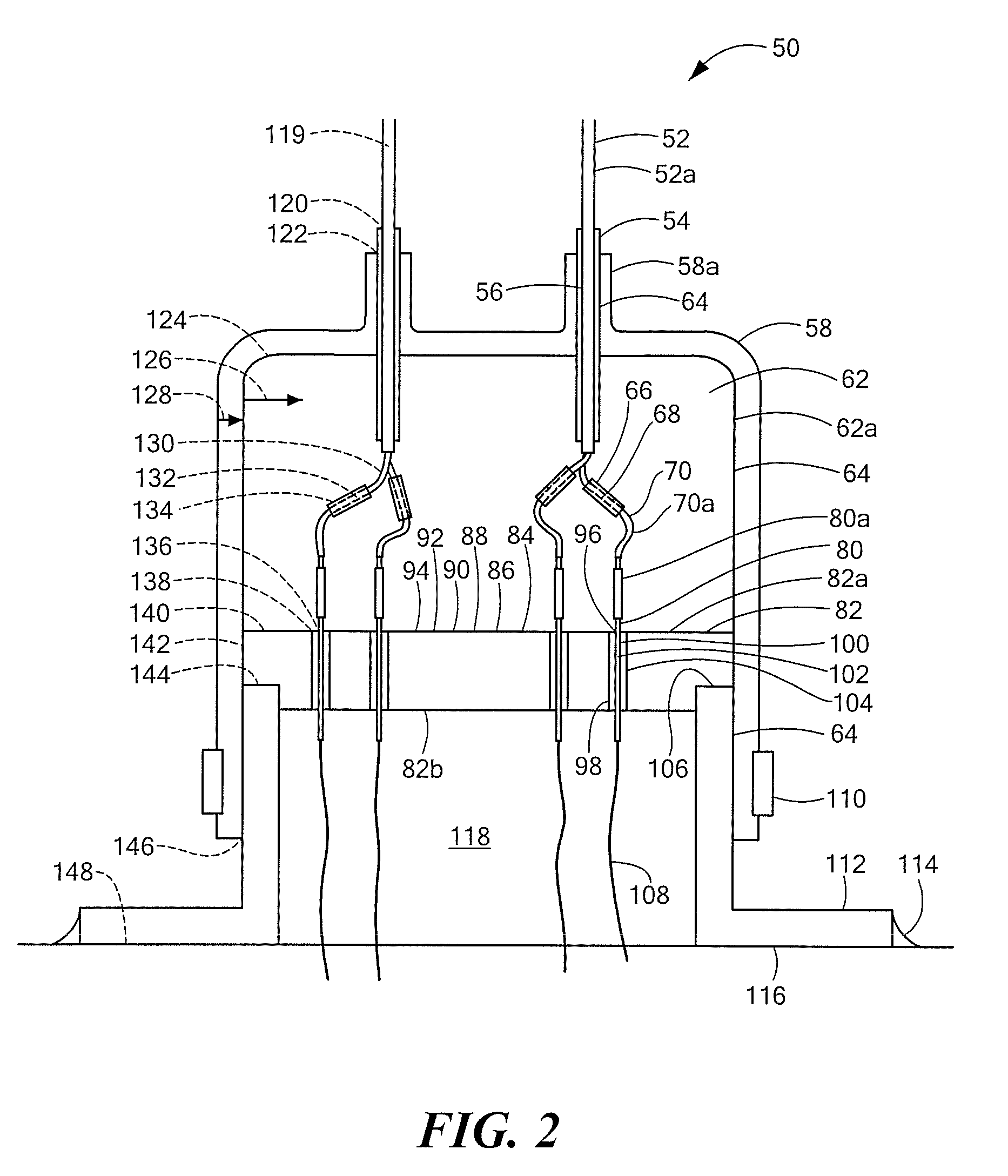 Sealed electrical feed-through assembly and methods of making same