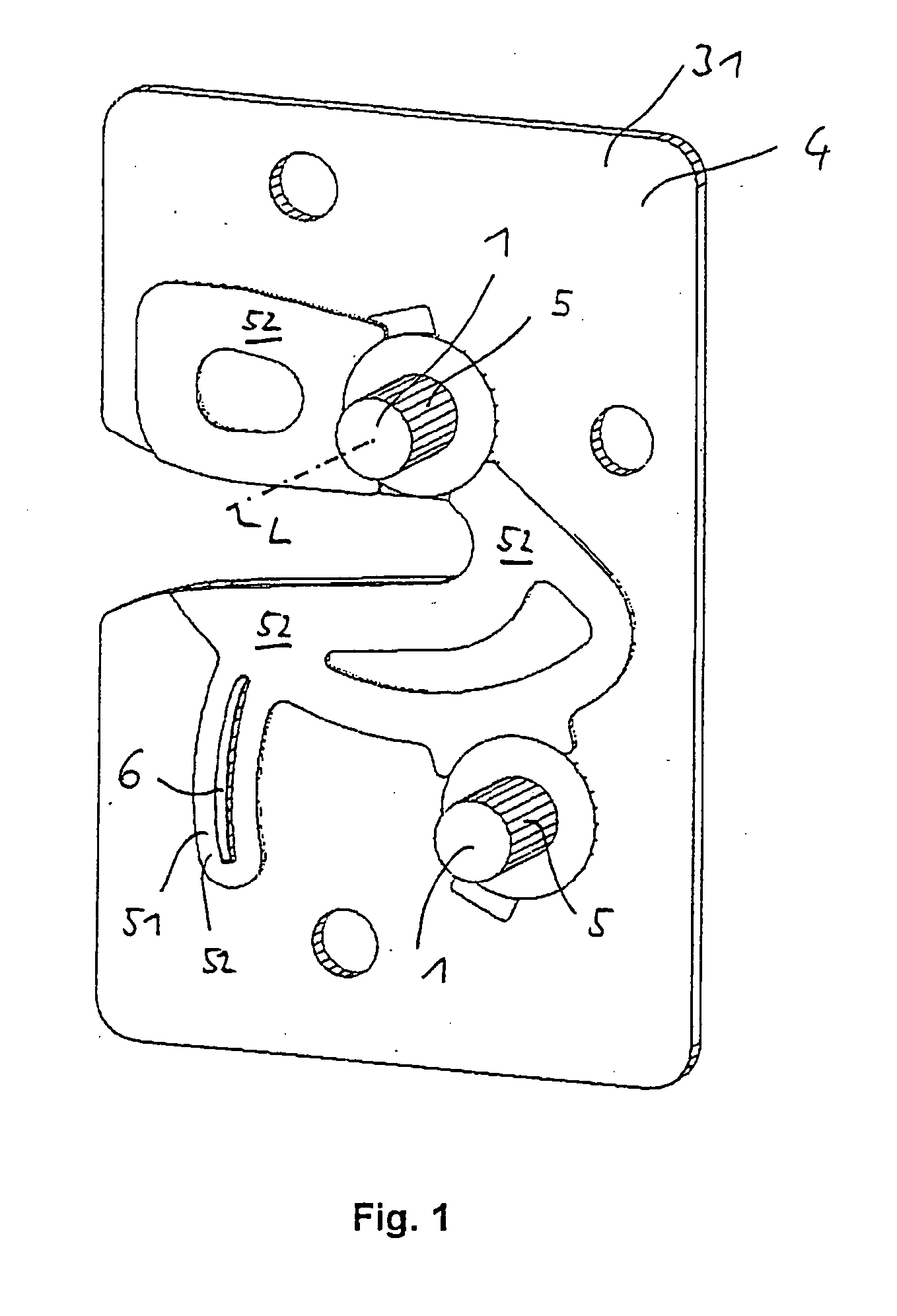 Bearling Pin for Locking Pieces, in Particular, a Motor Vehicle Door Lock