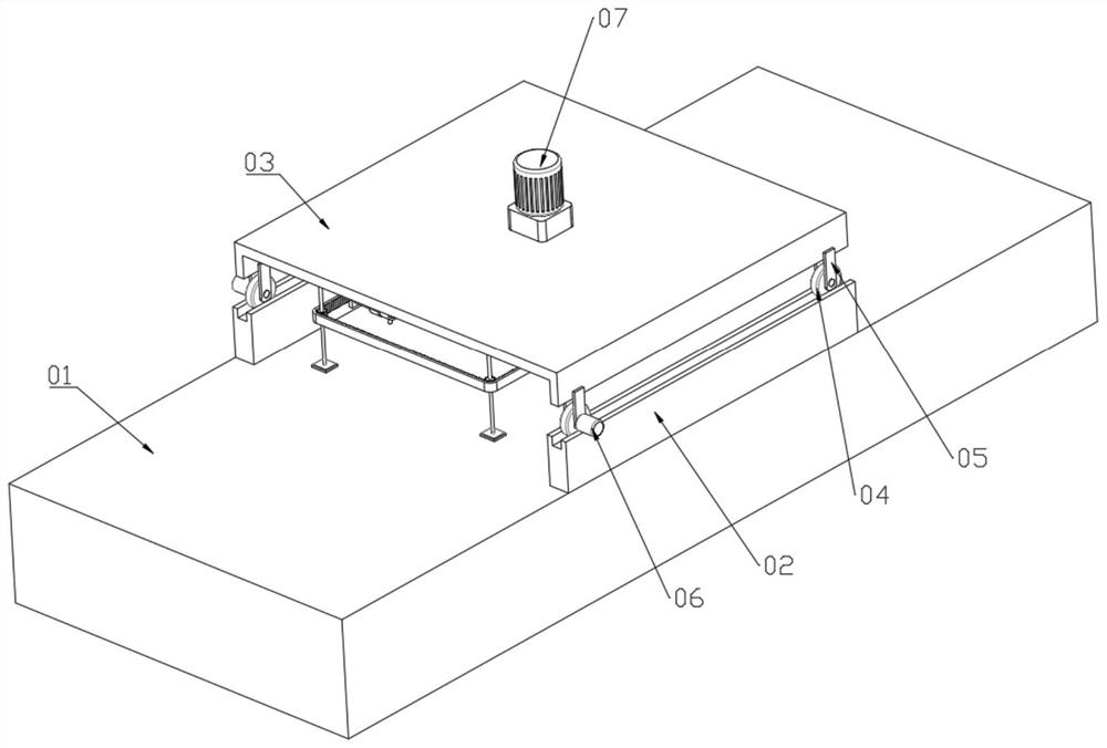 Welding device for metal structural part