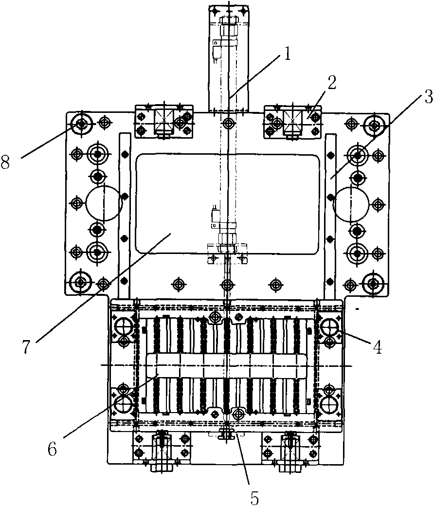 Large scale integrated (LSI) circuit swash runner die with drawer type structure