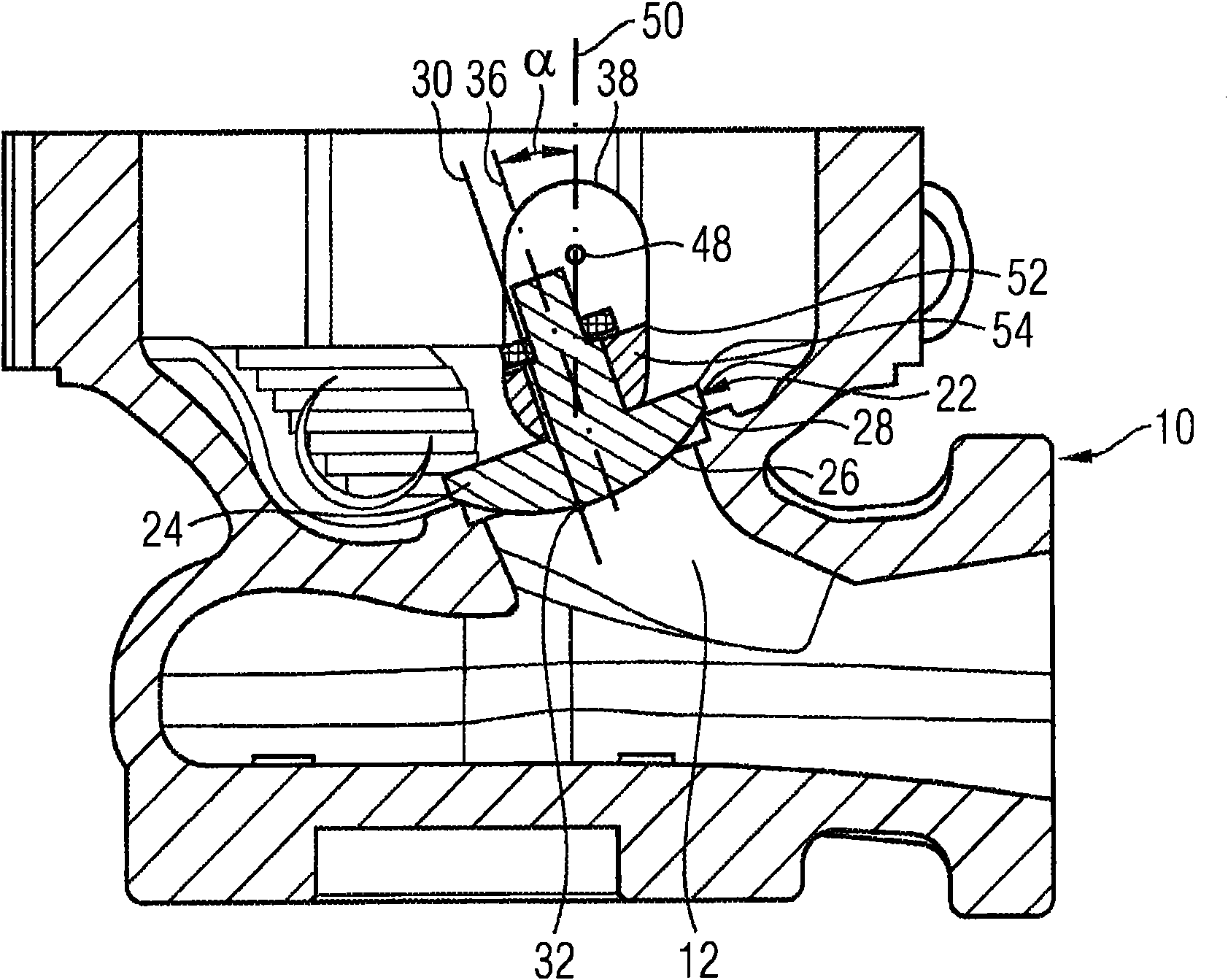 Turbocharger comprising an actuator for opening and closing a wastegate duct