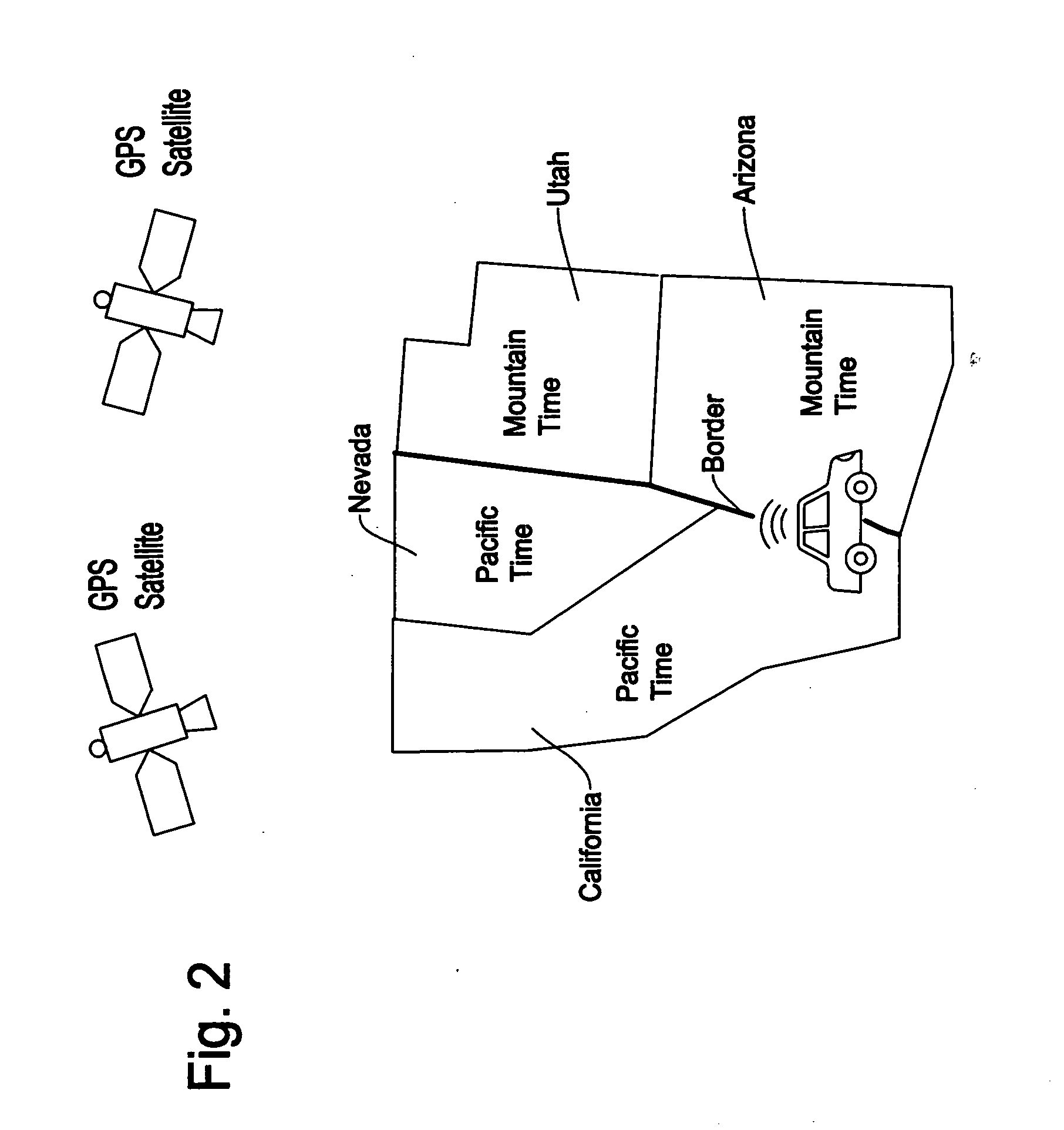 Display method and apparatus for navigation system incorporating time difference at destination
