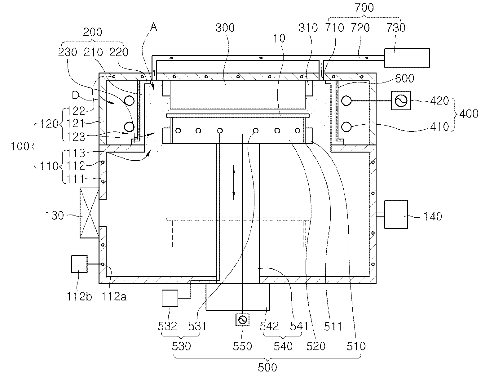 Apparatus for supporting substrate and plasma etching apparatus having the same