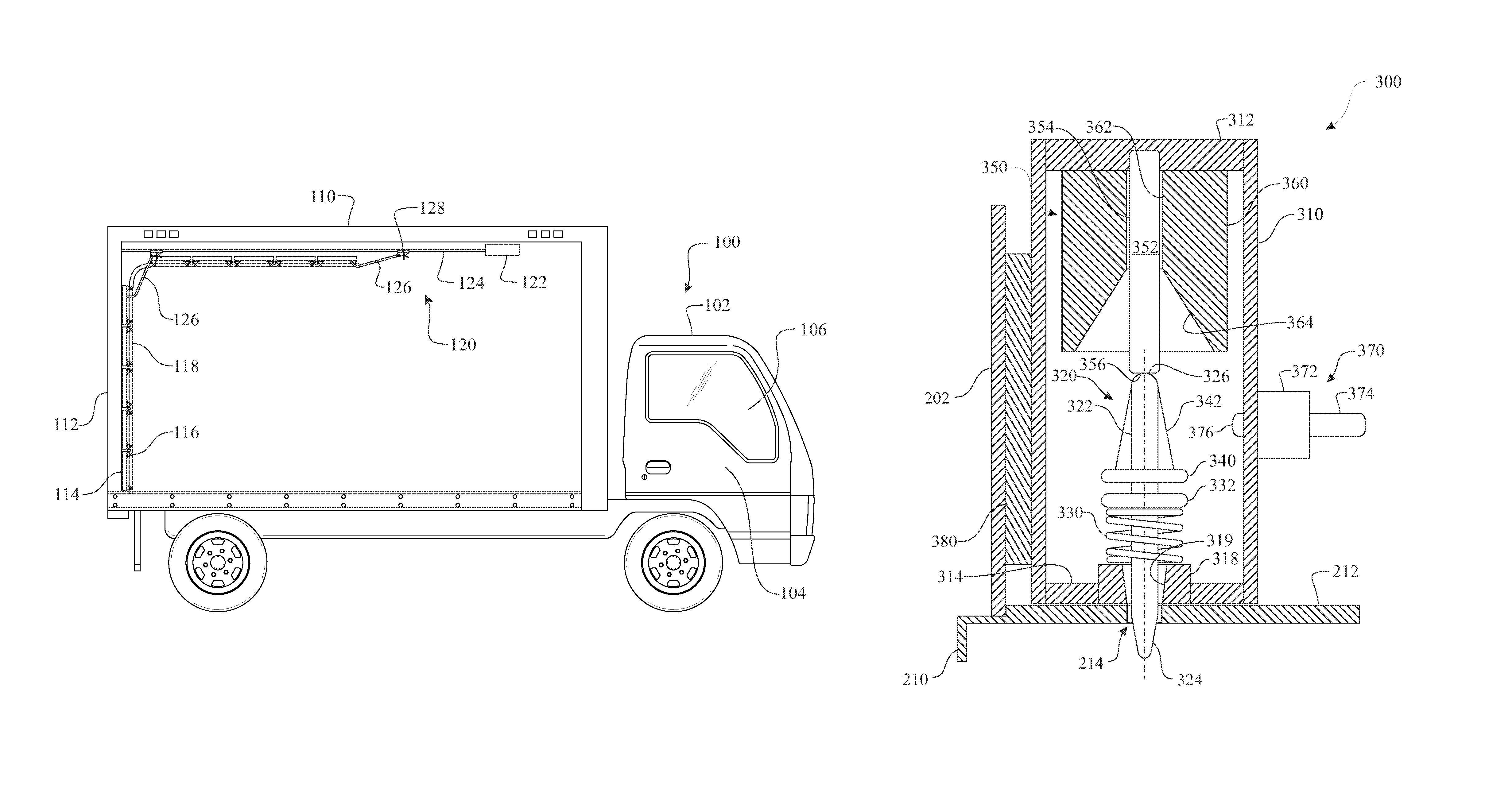 Cargo vehicle security system and method of use