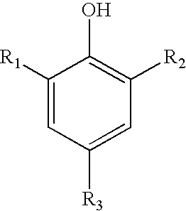 Sulfonated phenols with nitrophenols as polymerization inhibitors