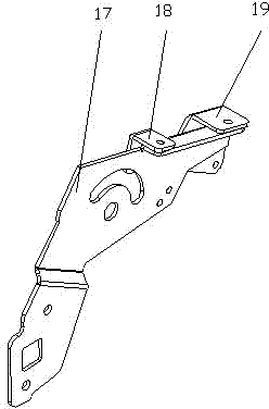 Double-motor-driven sling chair mechanism