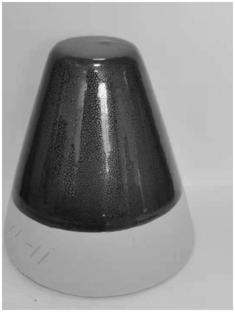 Formula of special tianmu glaze for sanitary ceramics and glazing method