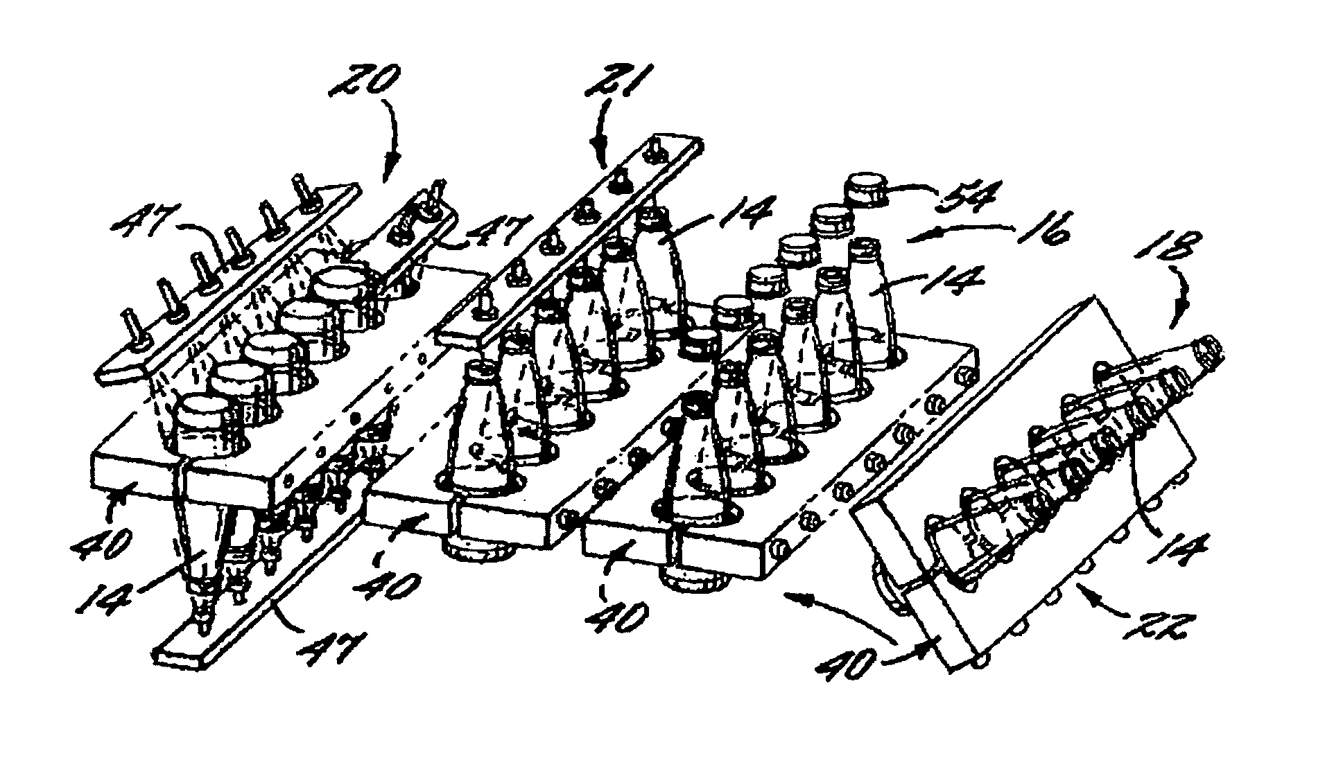 Apparatus for cleaning, filling, and capping a container