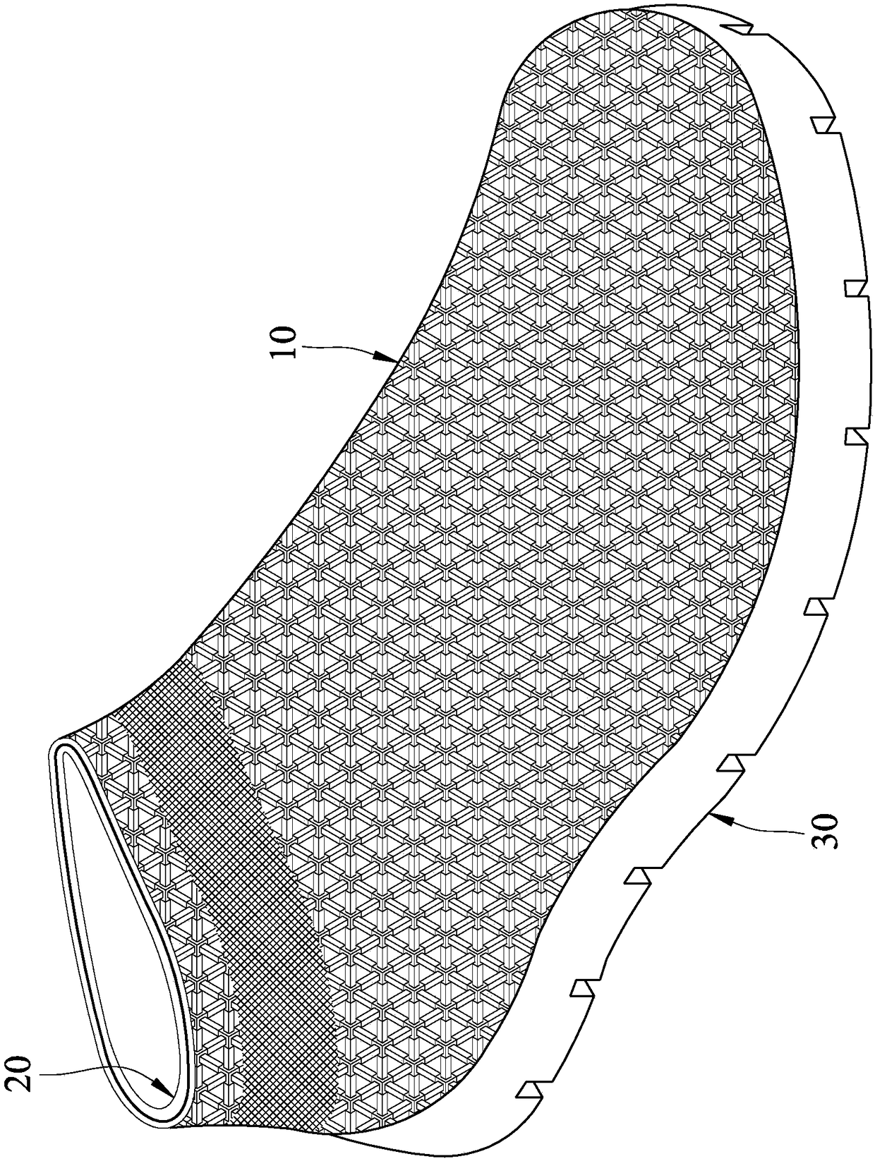 Moisture-permeable waterproof shoe