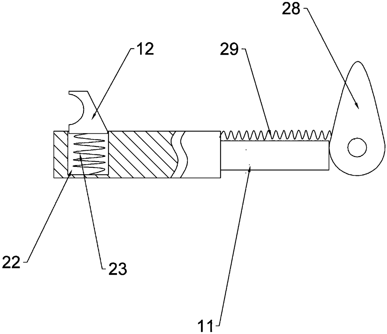 Automobile accessory cutting and chamfering device