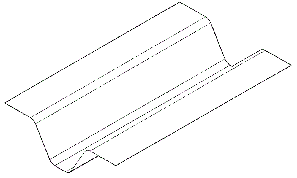 Corrugated steel baseplate and concrete composite beam