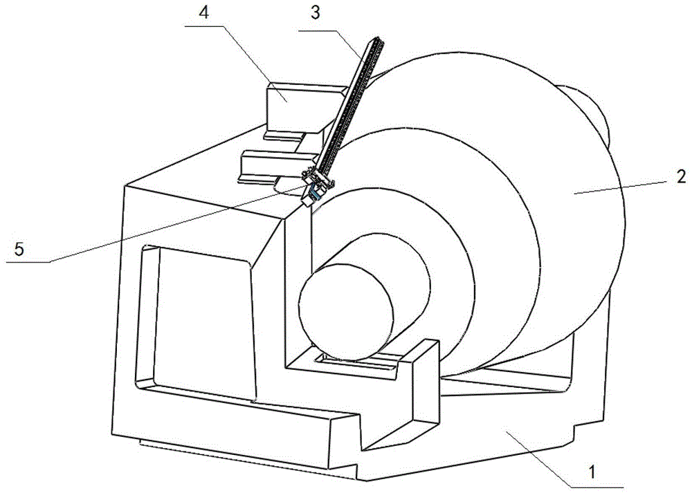 Roller outer diameter measuring system based on eddy current displacement sensor