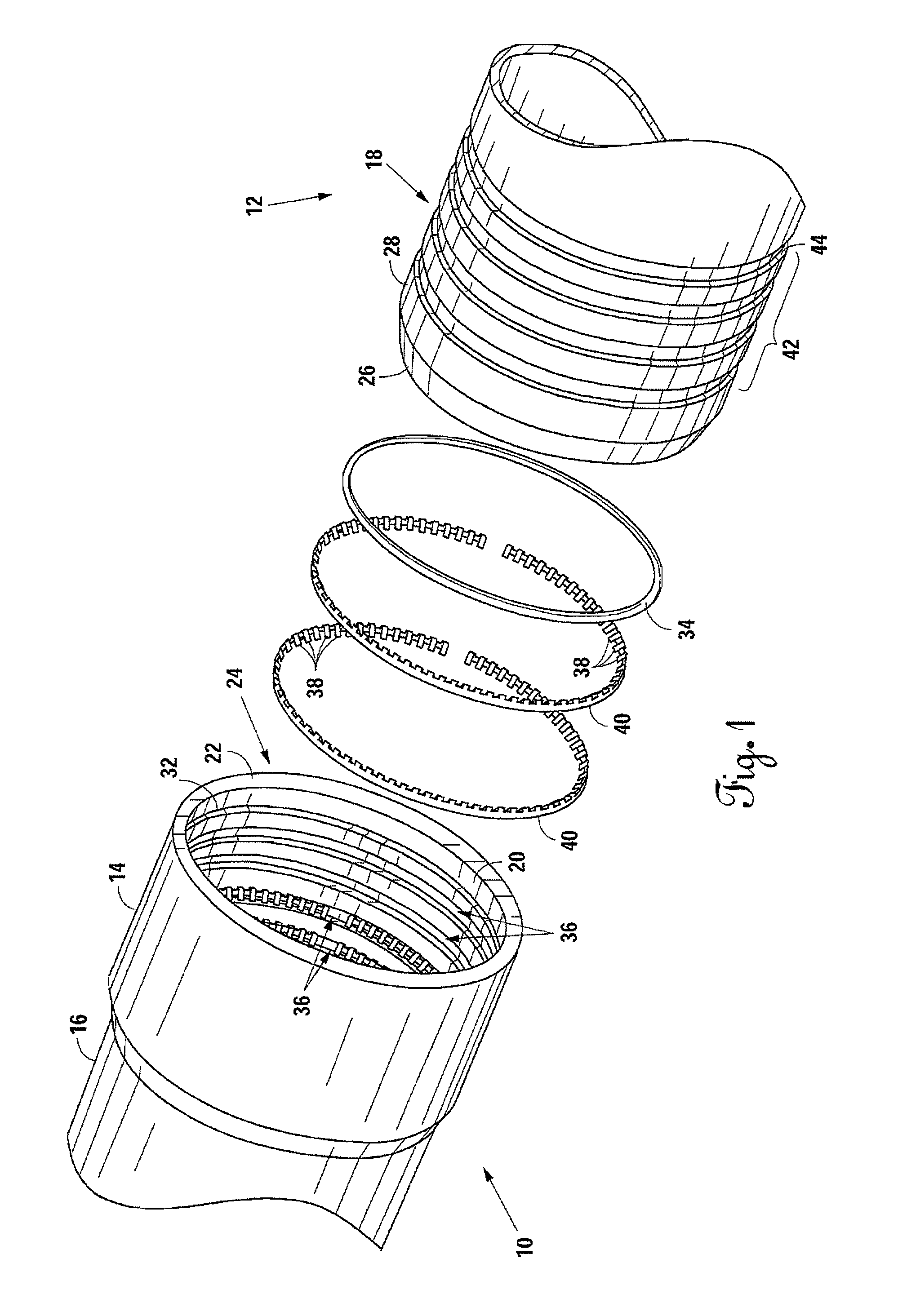 Push Lock Pipe Connection System