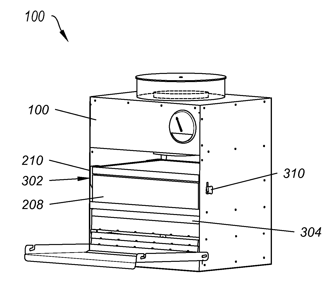 Machine tool mounted mist collector with filter clamp