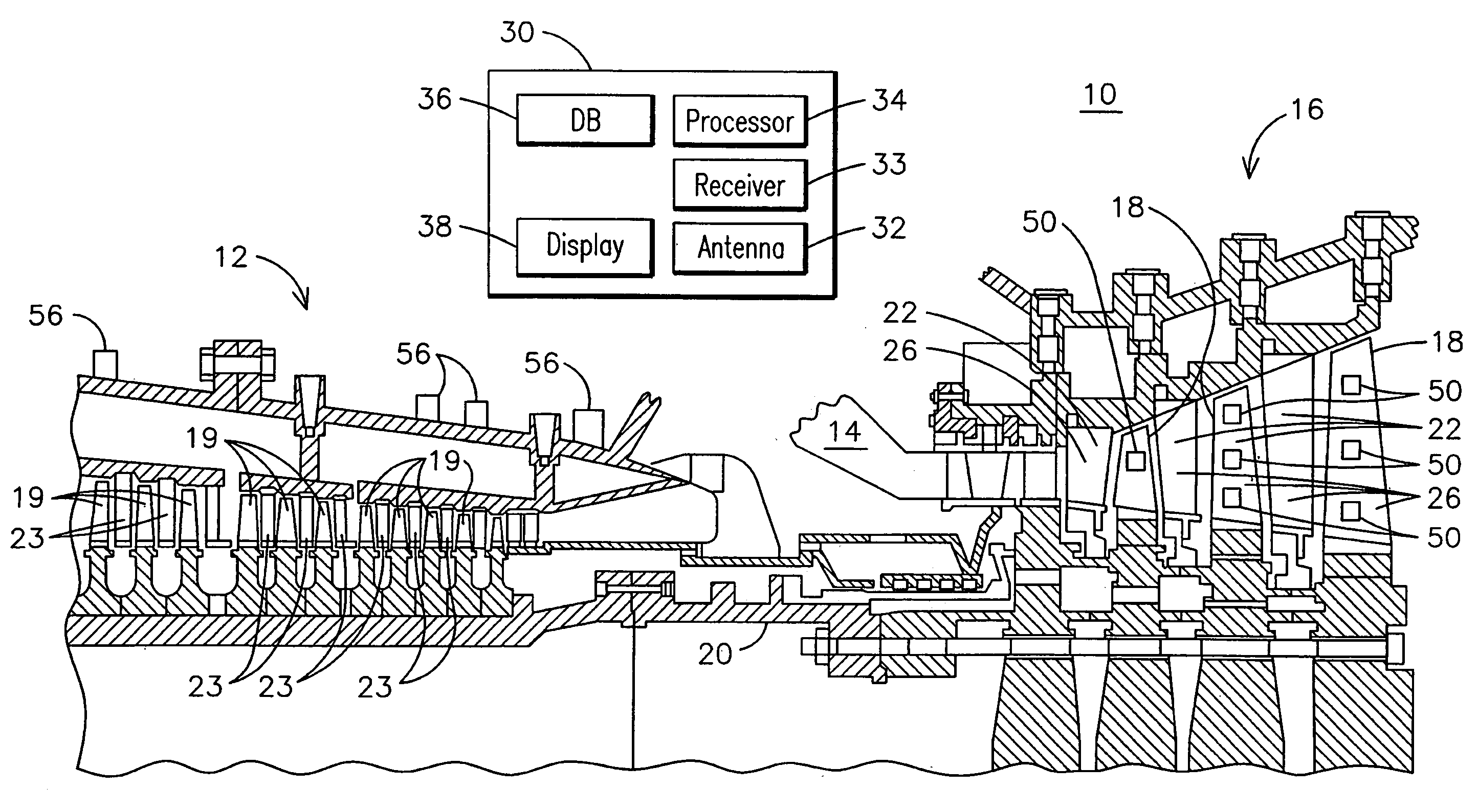 Apparatus and method of detecting wear in an abradable coating system
