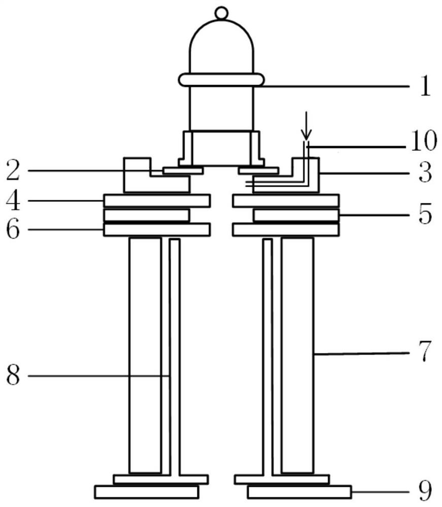 Photoelectron suppression ionization source device