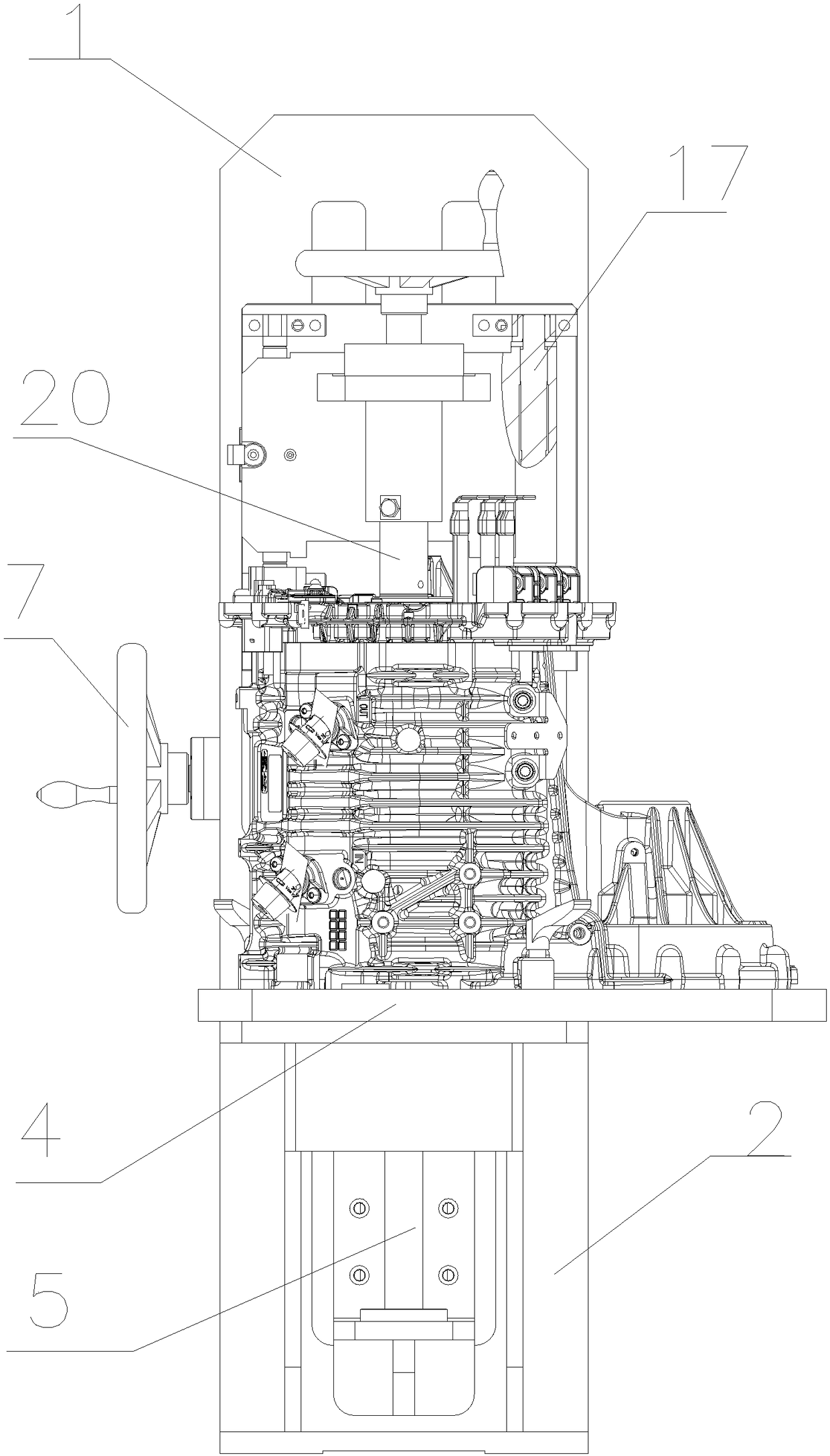 Splitting device of stator and rotor of motor