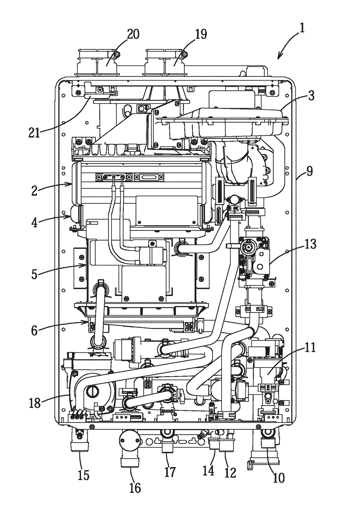 Reverse combustion type combustion apparatus - Eureka | Patsnap