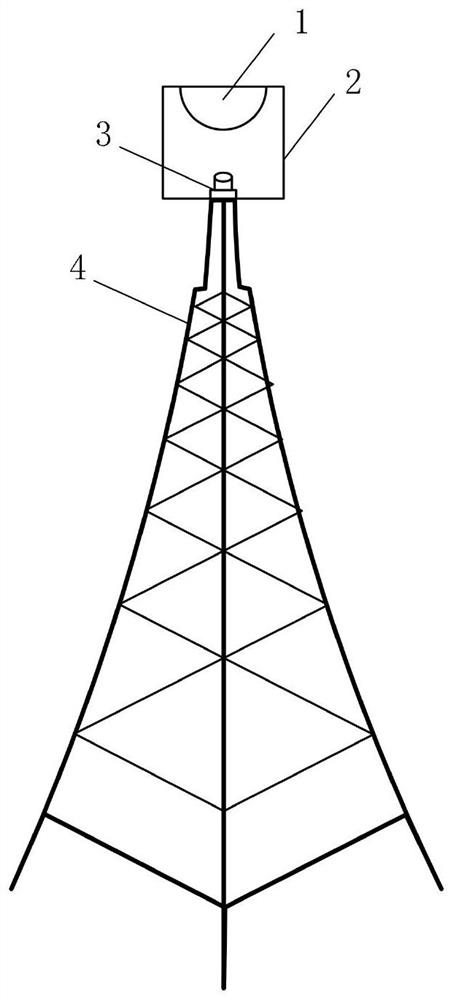 Farmland canopy temperature distribution monitoring device