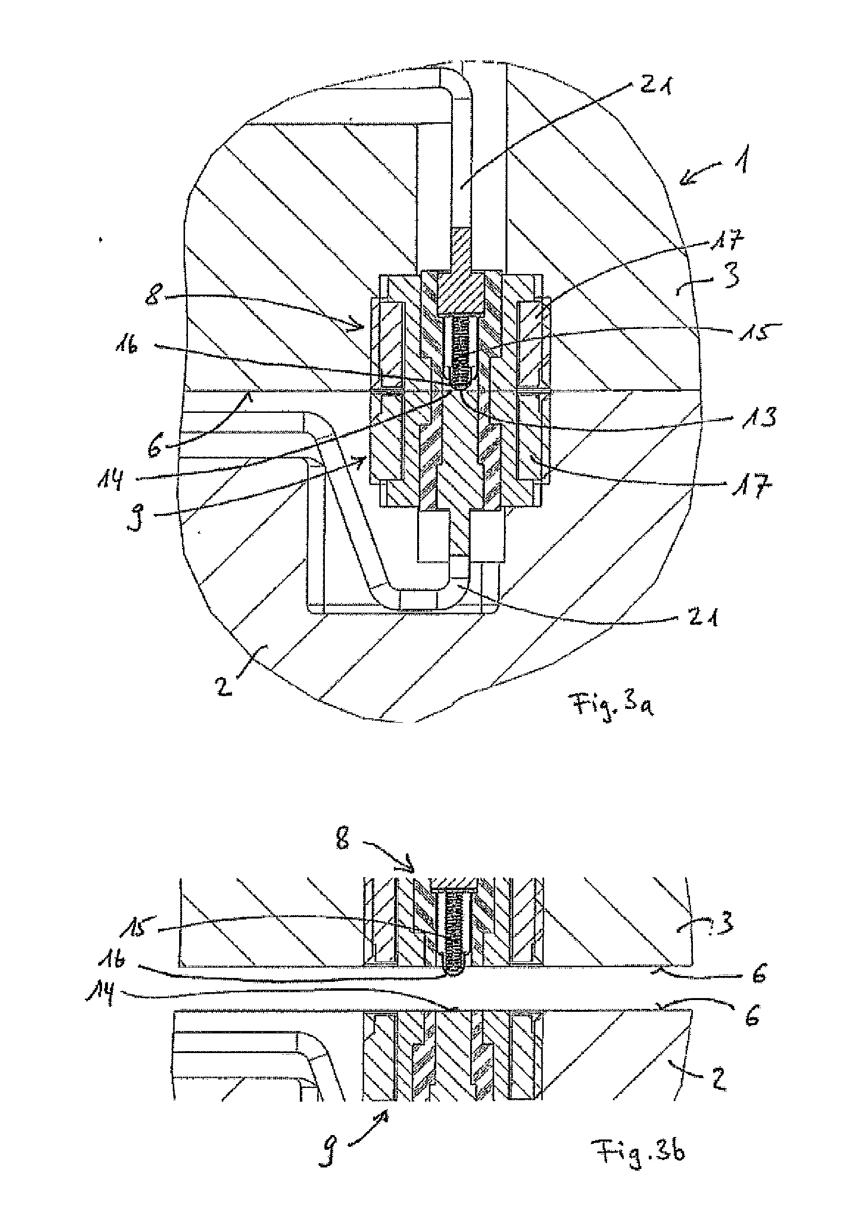 Measuring arrangement in an injection-moulding system