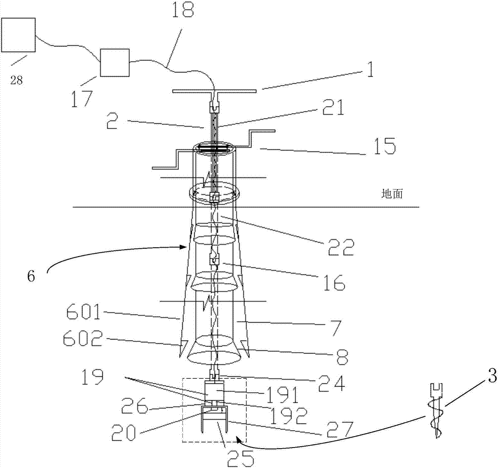 Undisturbed soil electric sampling device and system
