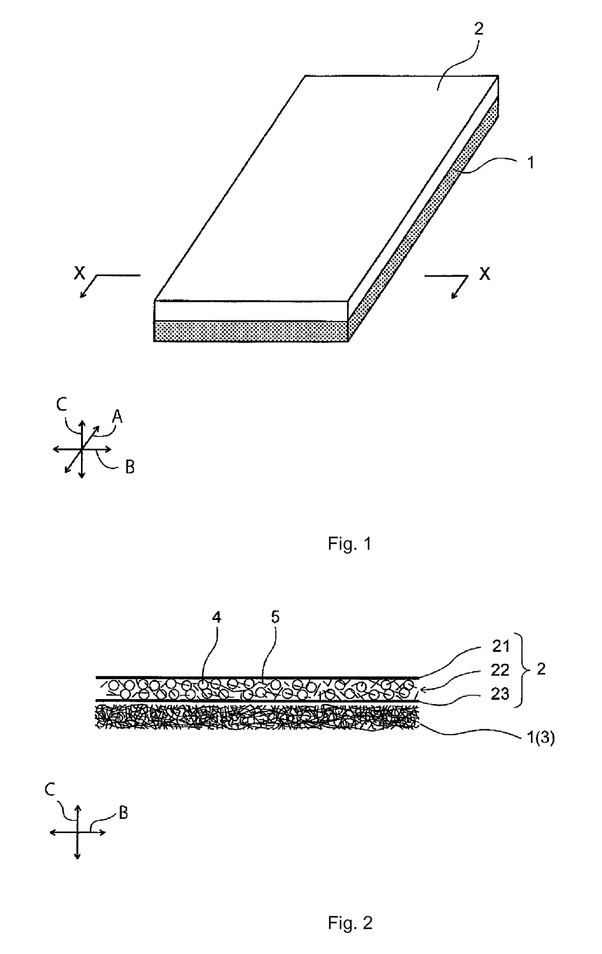 Absorbent article having absorbent body and diffusion layer