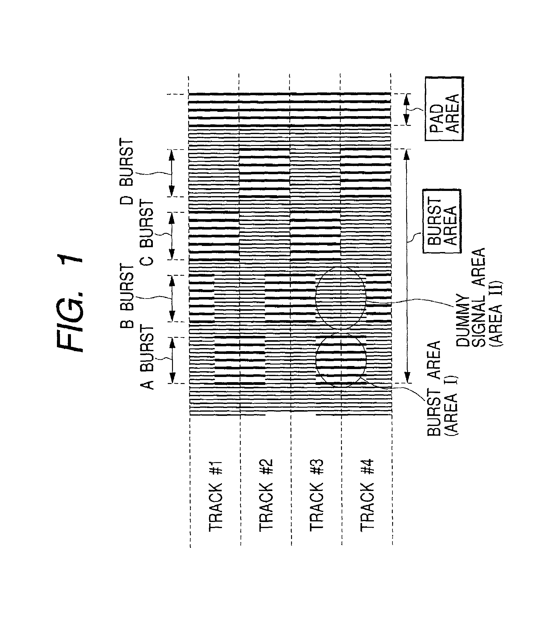 Method of servo writing for magnetic recording system, magnetic recording system