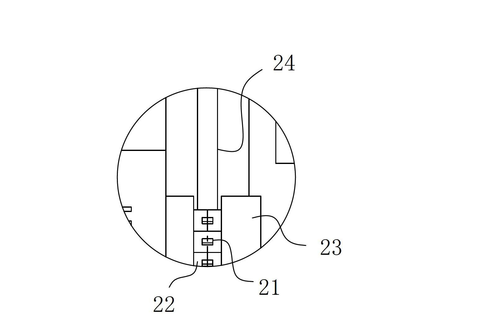 Positioning mechanism based on heat radiating tubes