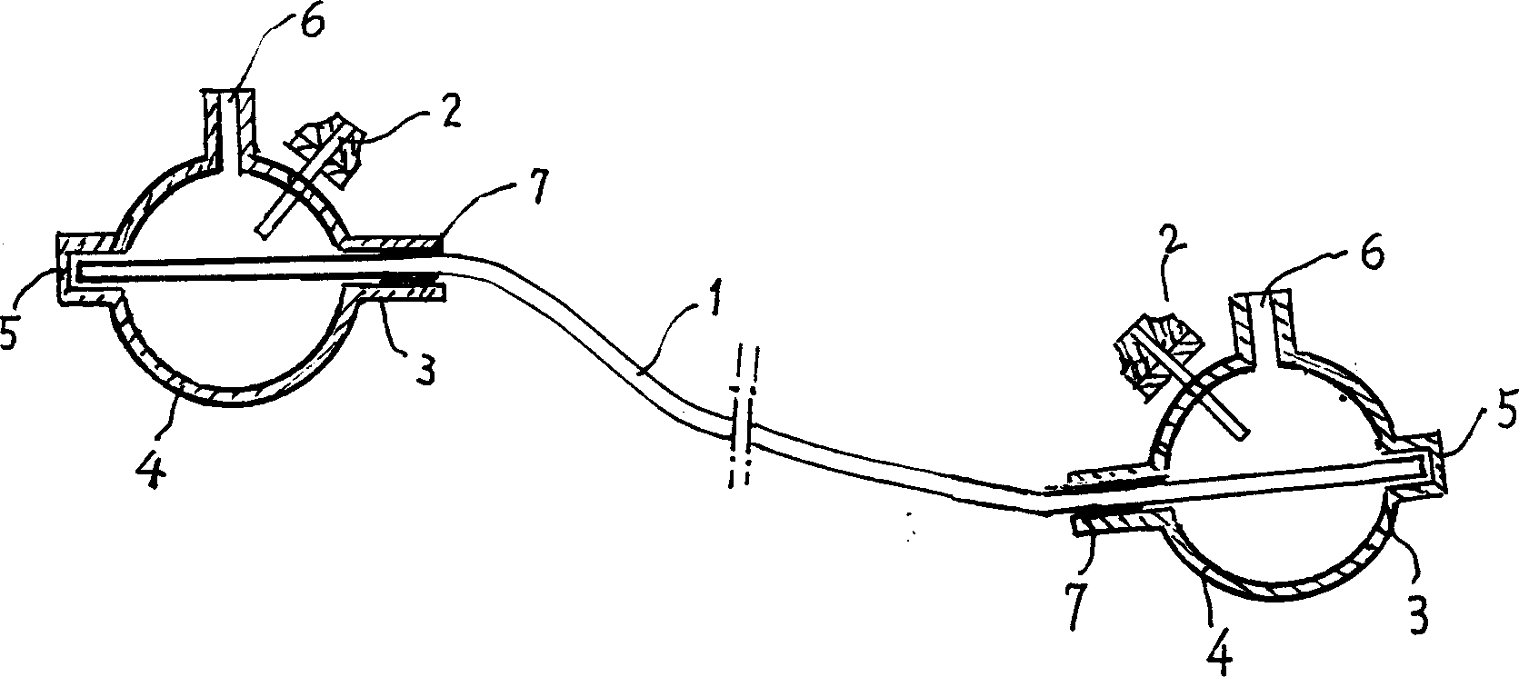 Optical fibre spectrum measuring devices in electric field