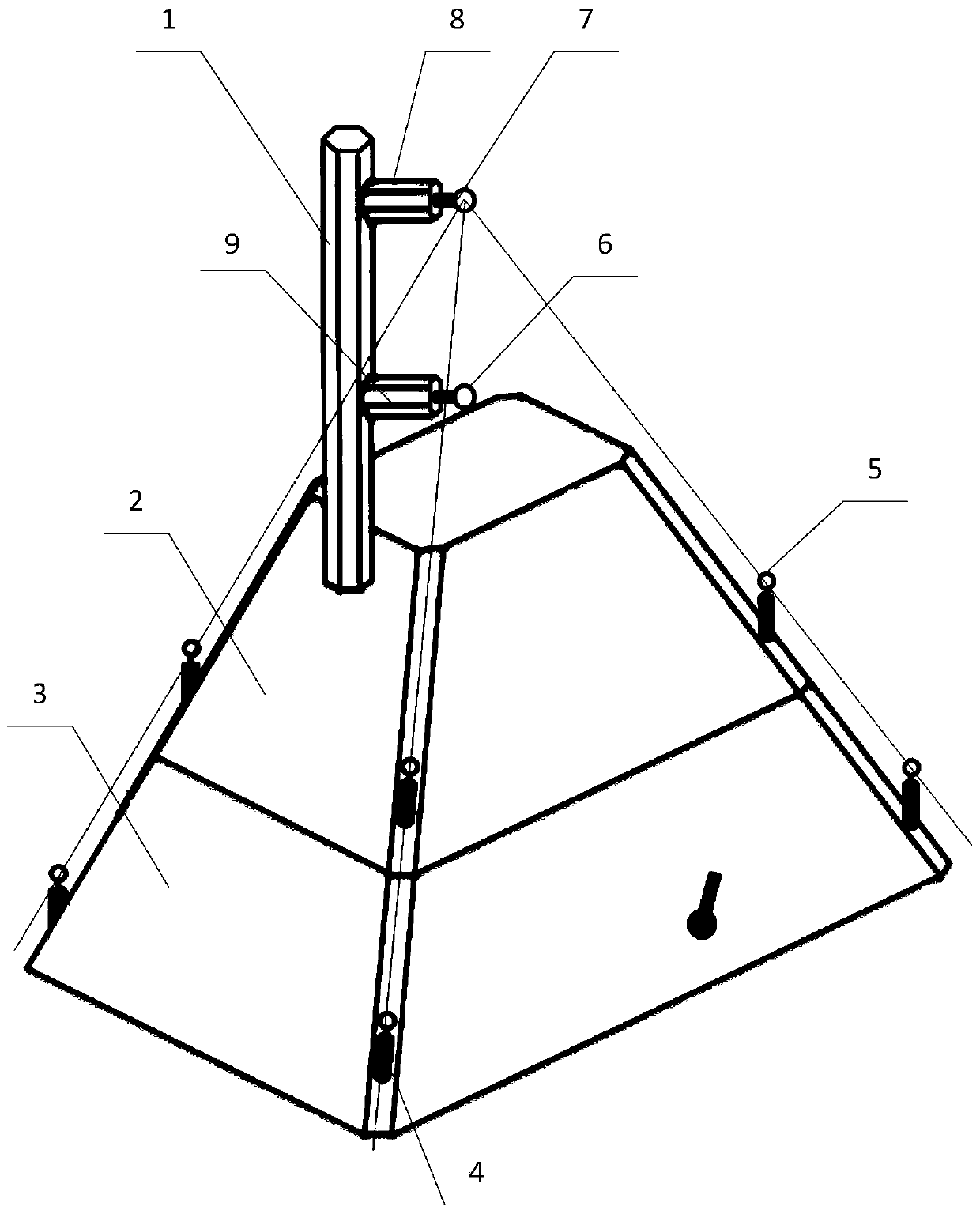 Detection tool for three-coordinate measuring machine