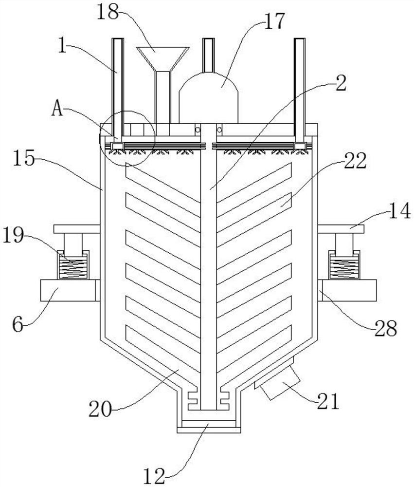 Agricultural forage grass seed dressing device and using method thereof
