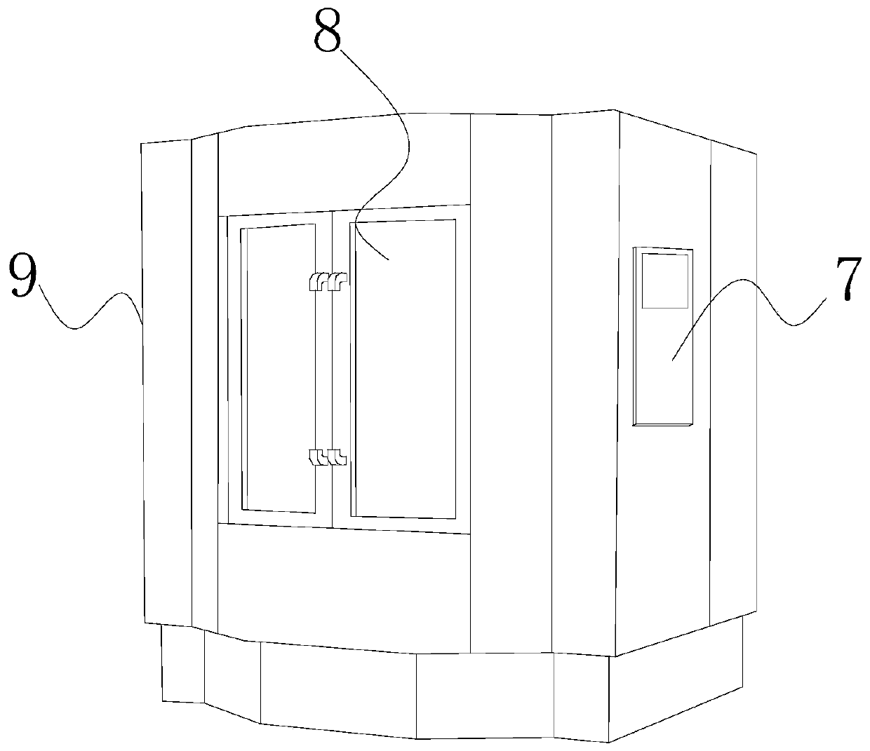 A device for cutting circular block sponge