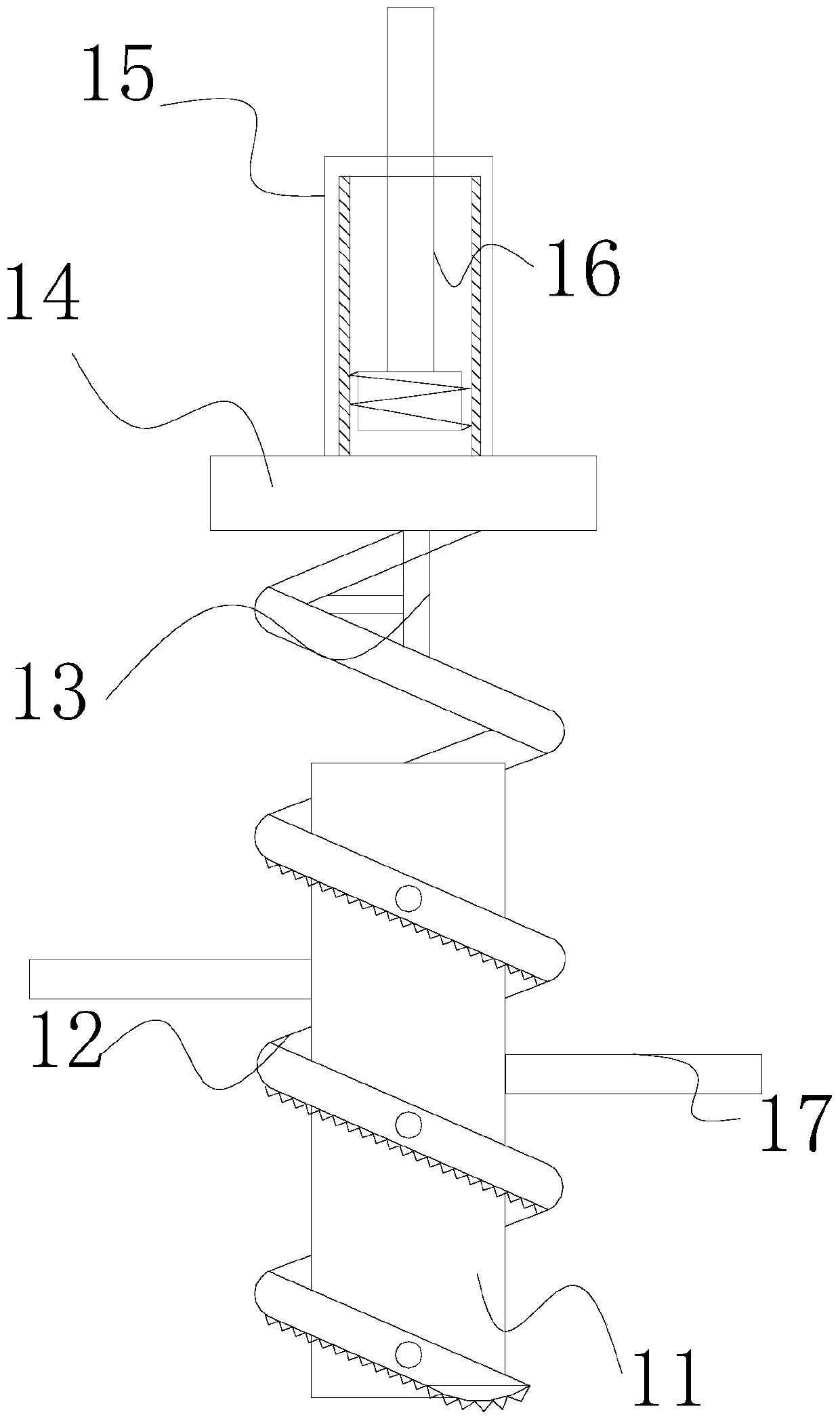 A device for cutting circular block sponge