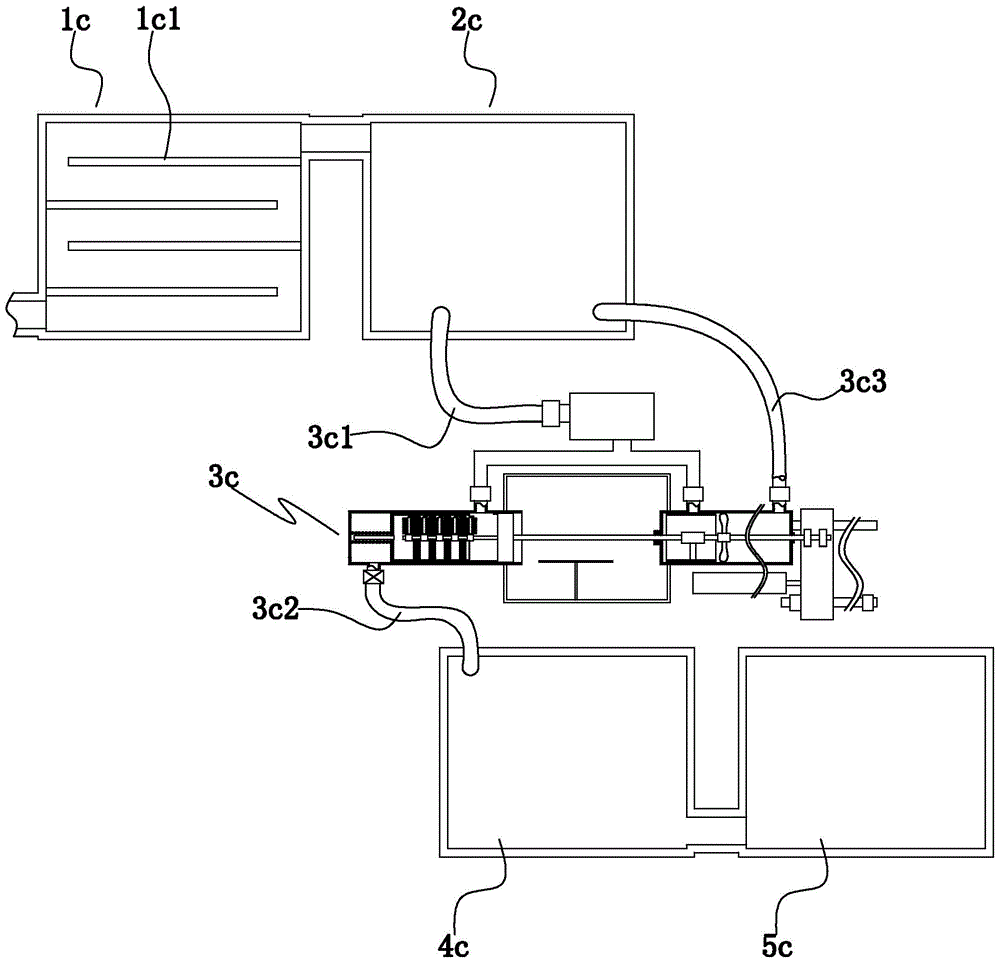 Mechanical and plant purification system for artificial culturing tail water
