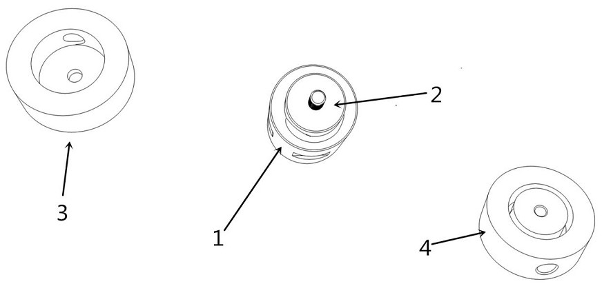 A polishing device for inner spiral raceways of multiple screw nuts