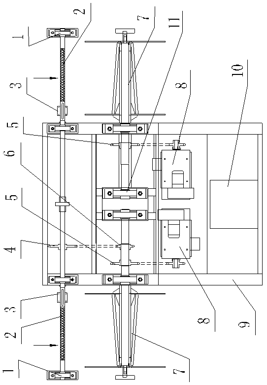 A waste edge online coiling device for aluminum processing equipment