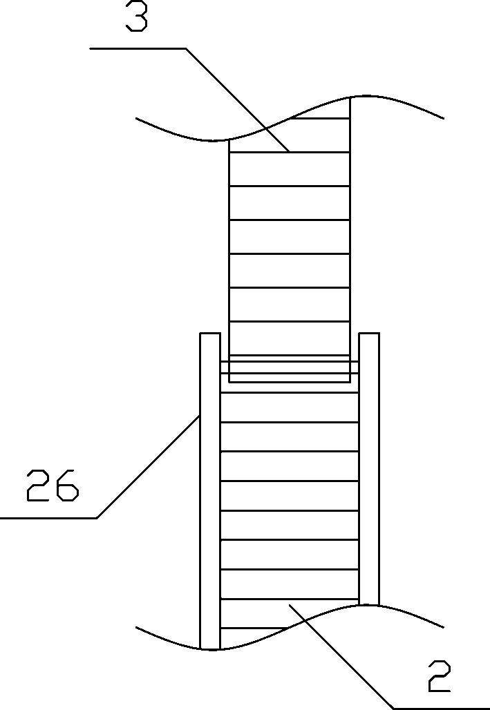 Intermittent material guiding and processing mechanism