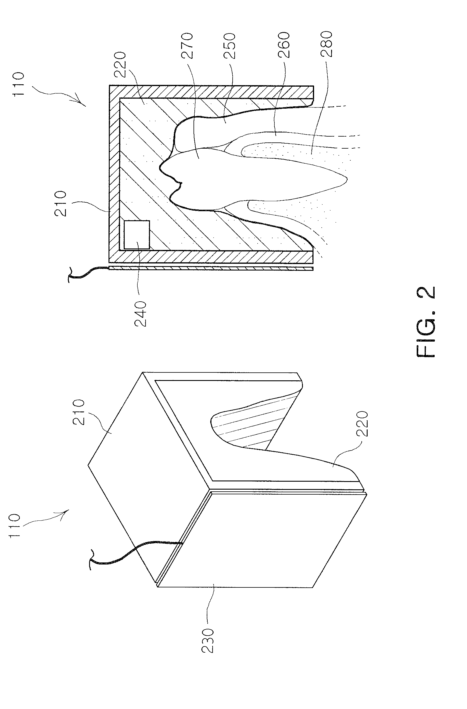 Method and support device for measuring jawbone mineral density