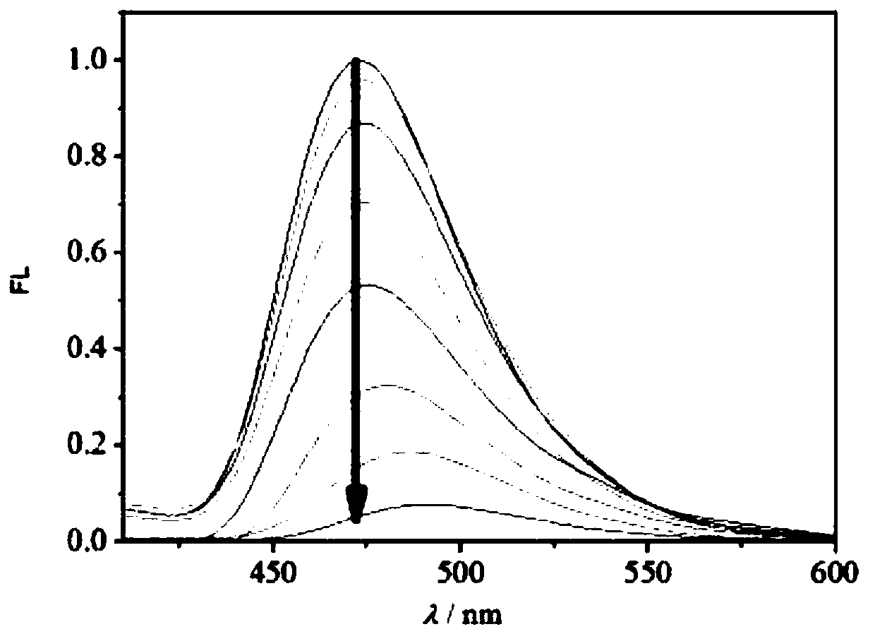 Two-photon fluorescent sodium ion probe and its synthesis method and application