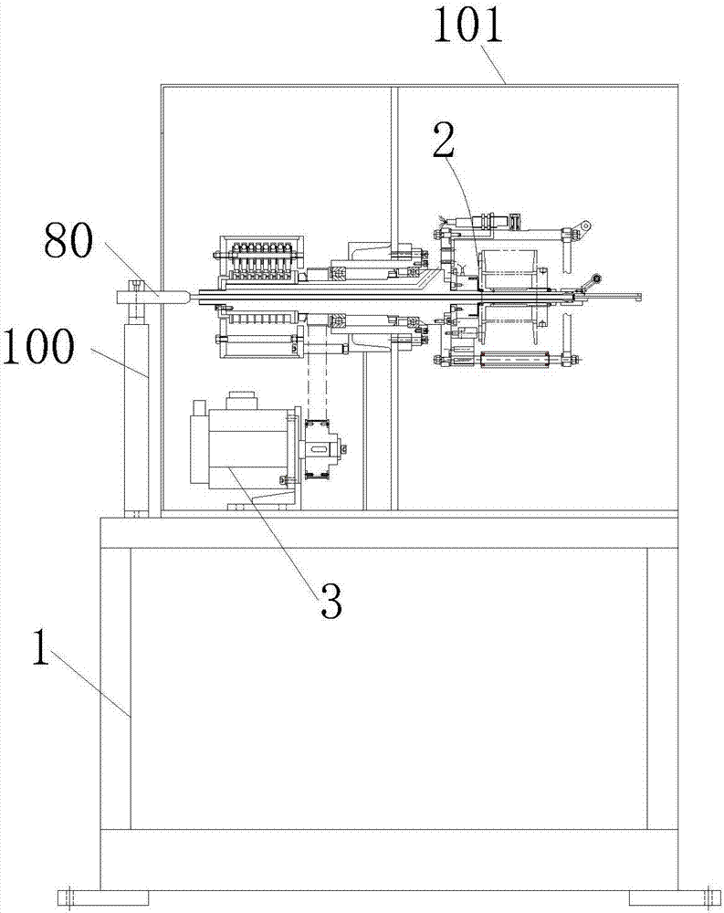 Automatic feedback control tension taping machine