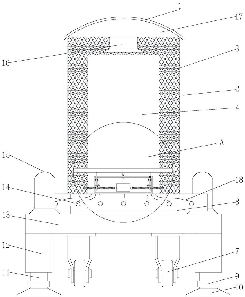 Electric power protection device for building construction