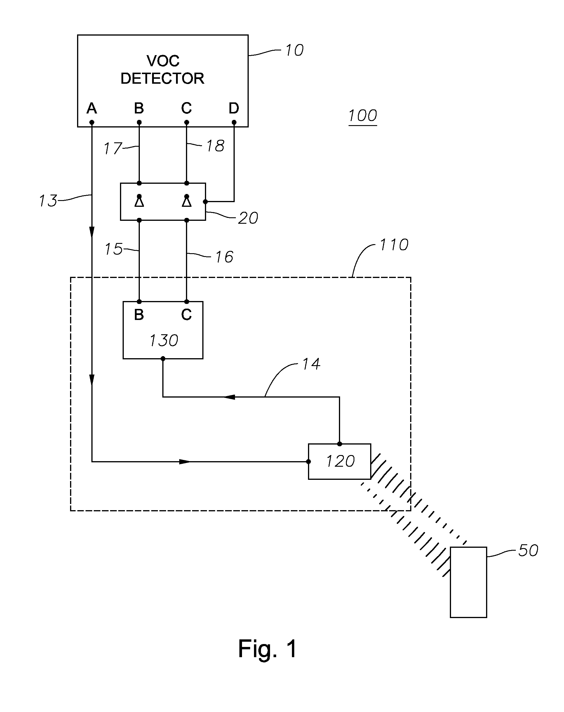 Reigniting flame in volatile organic compound device