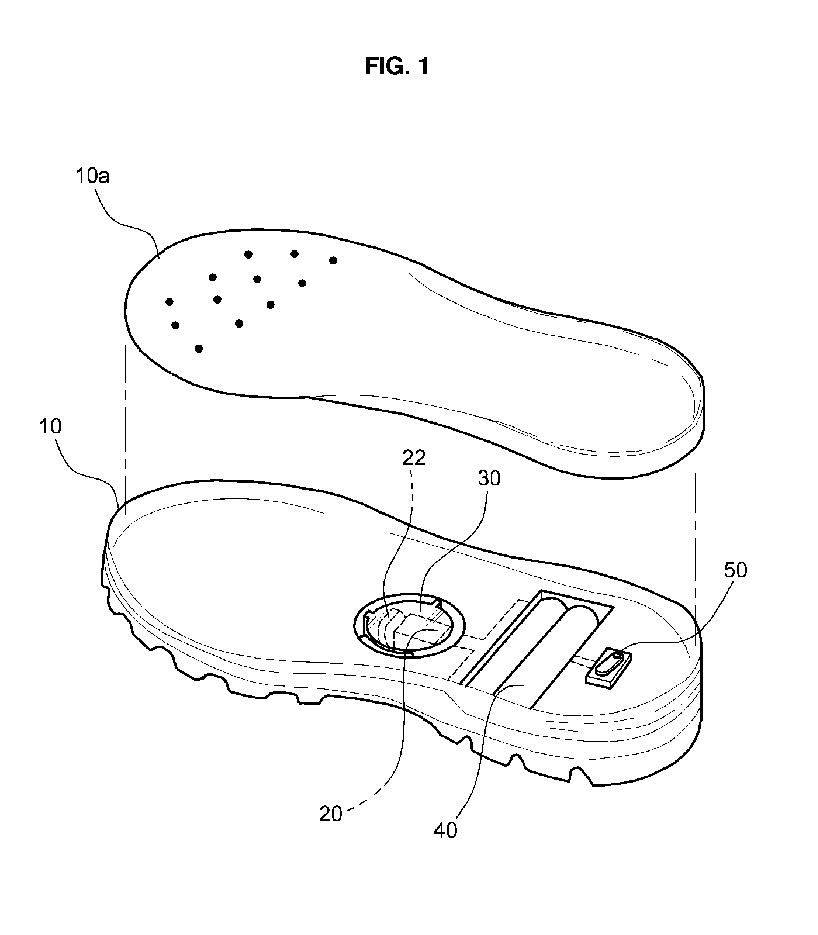 Magnet vibration device using external pressure and shoe having the same
