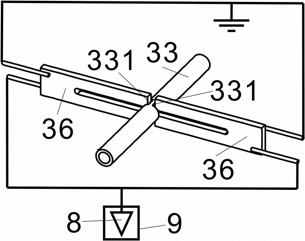 Double-quartz-crystal-oscillator spectral phonometer and gas detection device employing same