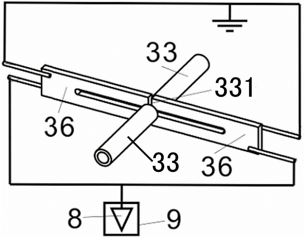 Double-quartz-crystal-oscillator spectral phonometer and gas detection device employing same