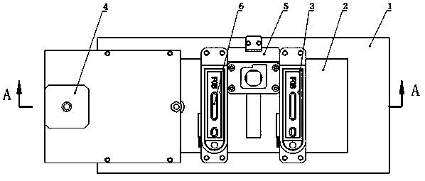 Reciprocating type test card automatic card entry and exit device