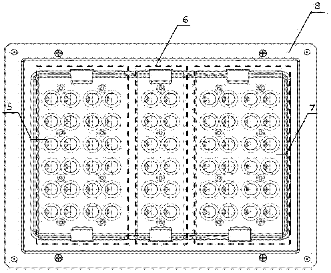 Light emitting diode illumination system with adjustable color temperature for industrial fish farming