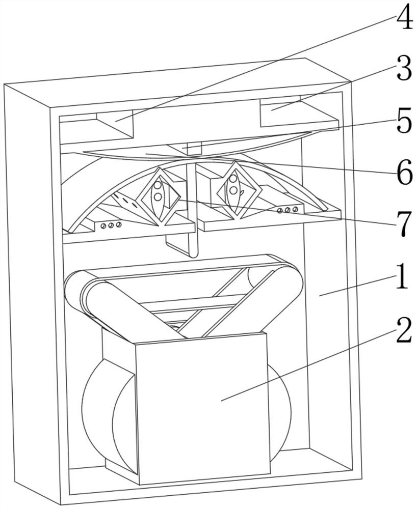 Papermaking paper moisture removal device