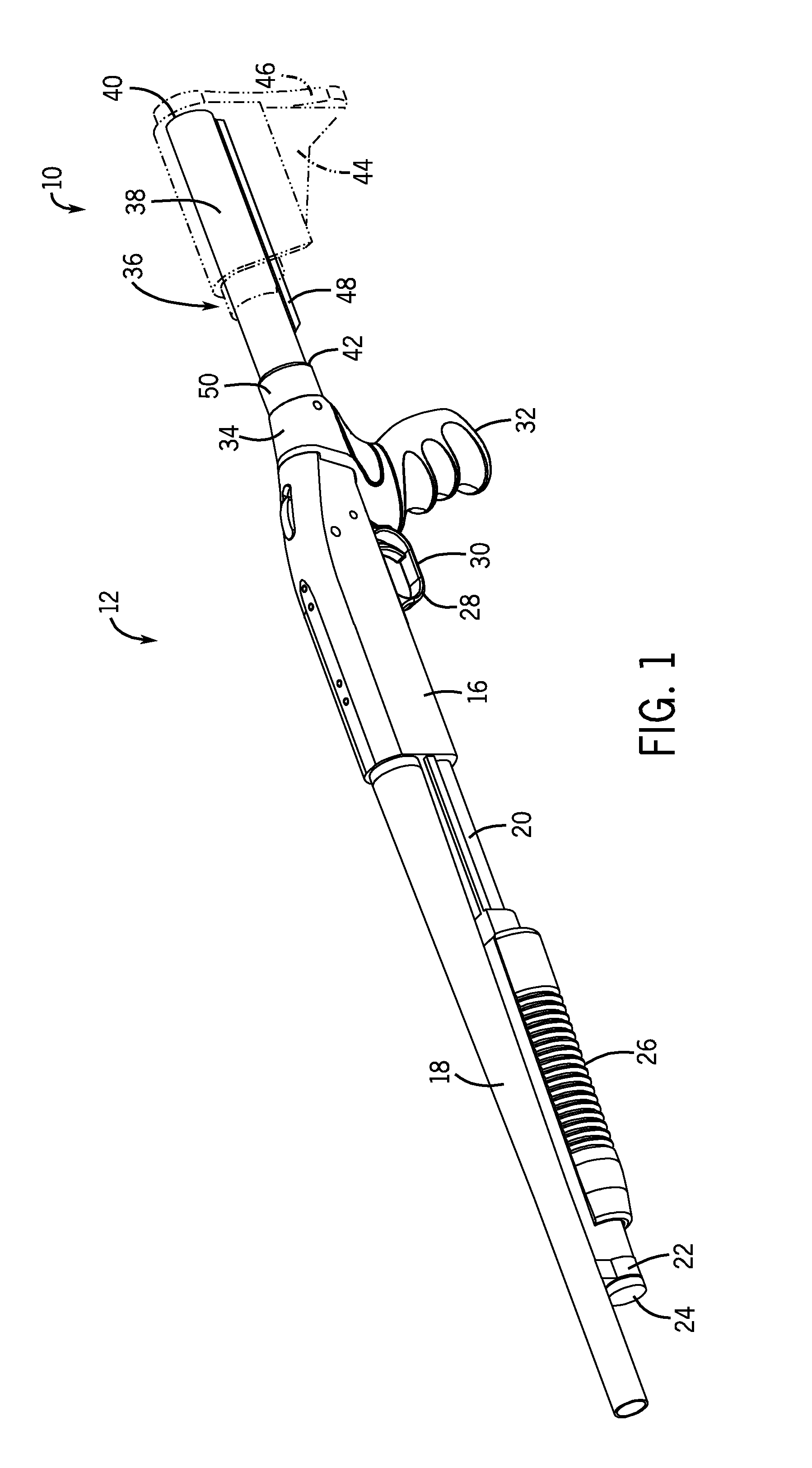Side folding stock assembly with concealed hinge arrangement