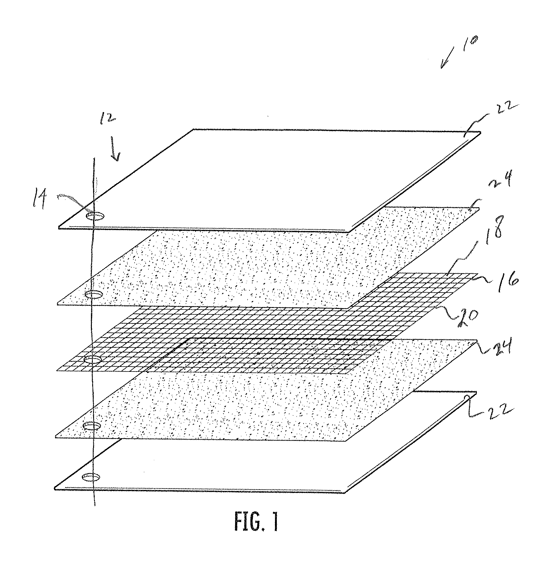 Fuel cell composite flow field element and method of forming the same